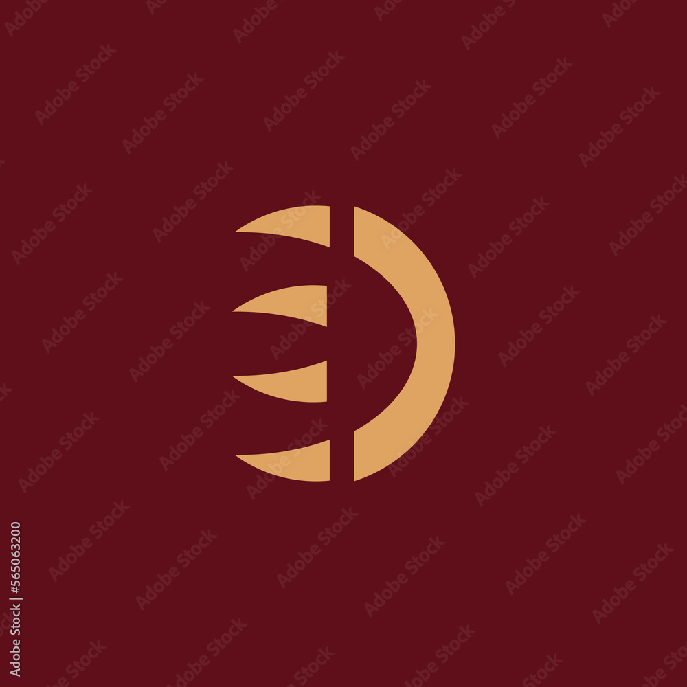D logo icon design template elements D logo icon design template elements
