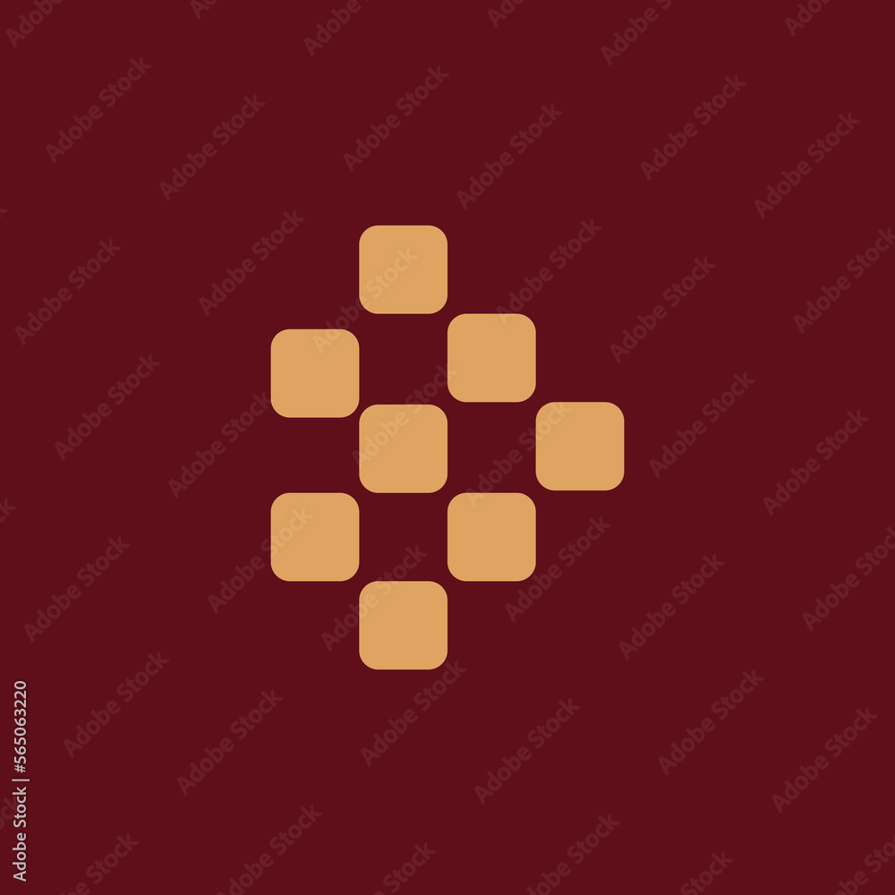D logo icon design template elements D logo icon design template elements