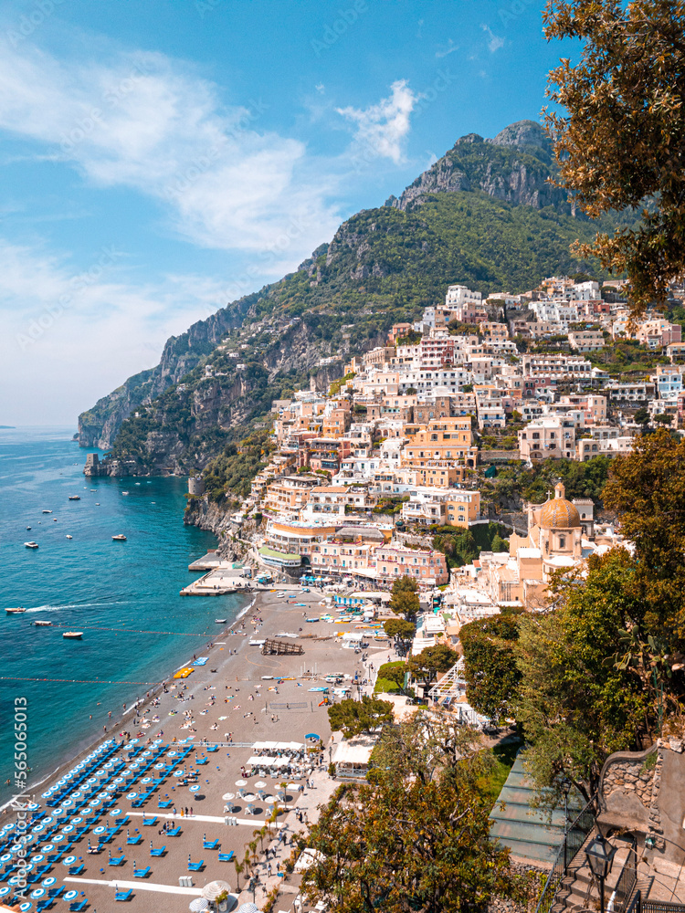 View of the Amalfi coast