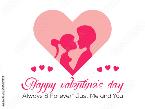 valentine's day card. Happy Valentines Day Clipart Vector. Happy valentines day typography poster vector image. valentines graphic design art.