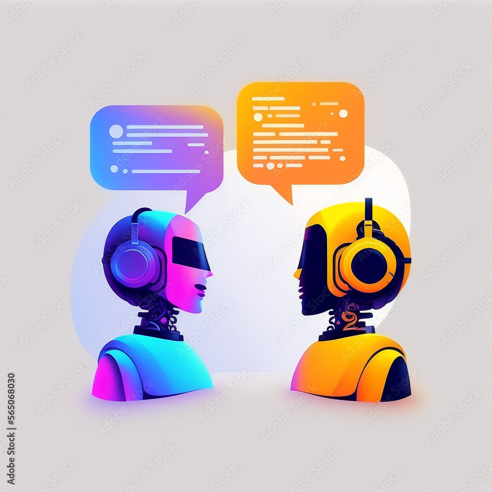 Robot talking, chat gpt, ai human, ai speaking, talking, speaking, intelligence, artificial, artificial intelligence, ChatGPT, using and chatting artificial intelligence chatbot developed by OpenAI. Robot talking, chat gpt, ai human, ai speaking, talking, speaking, intelligence, artificial, artificial intelligence, ChatGPT, using and chatting artificial intelligence chatbot developed by OpenAI.