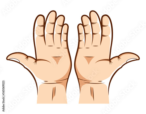 Praying hands vector design