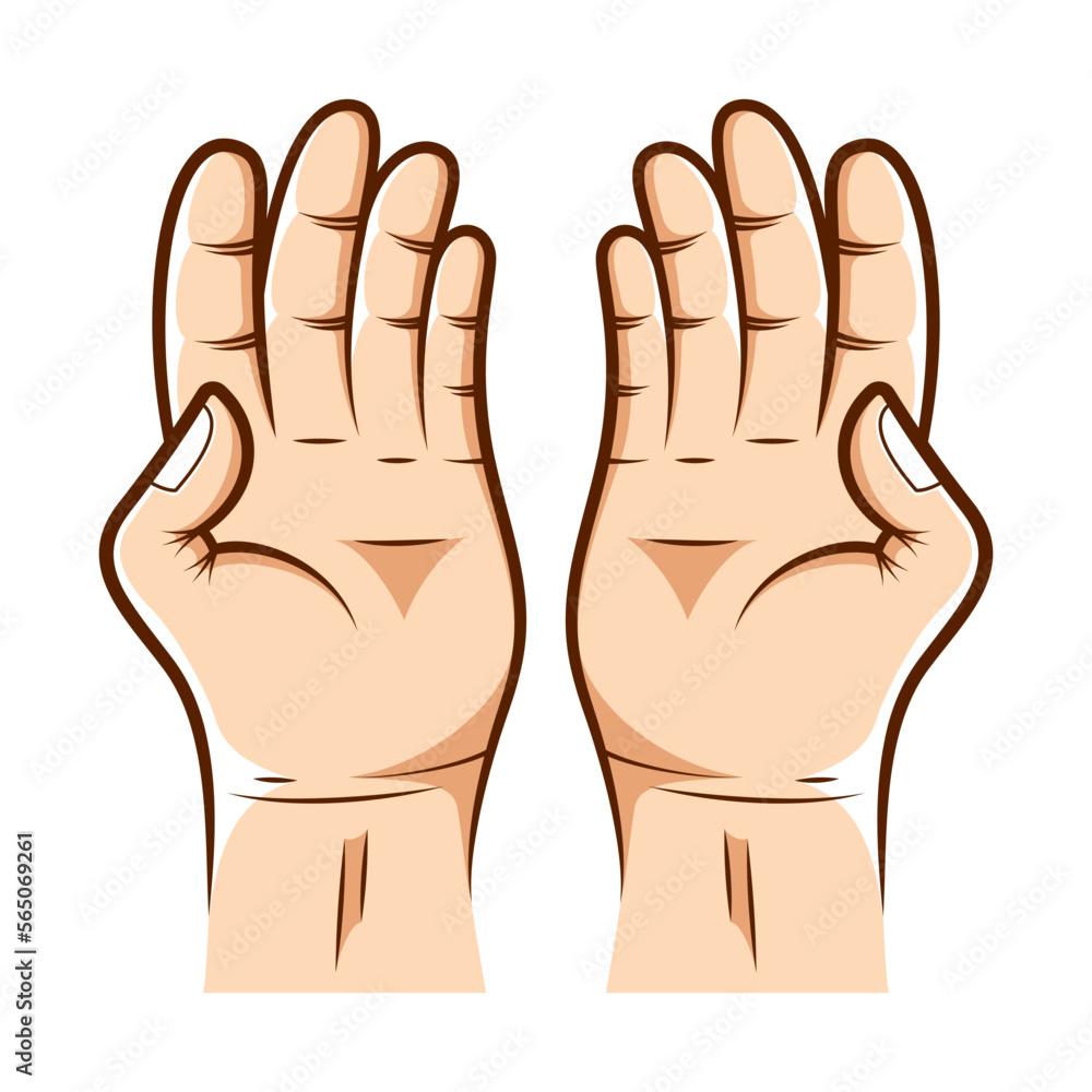Praying hands vector design Praying hands vector design