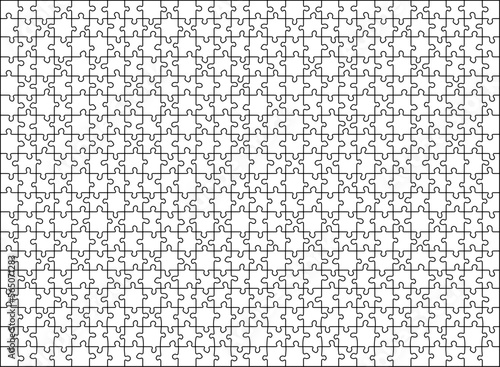 Jigsaw puzzle 500 piece template
