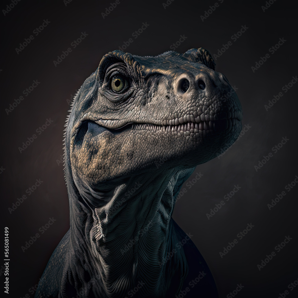 Bactrosaurus portrait-Generative AI Bactrosaurus portrait-Generative AI
