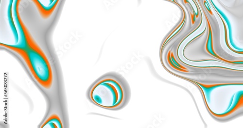 Abstract 3D fluid colorful motion design. Glossy liquid animation. Matt structure fusion. Modern rendering background graphic.
