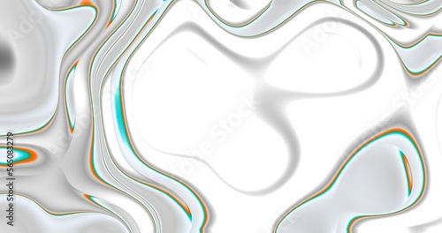 Abstract 3D fluid colorful motion design. Glossy liquid animation. Matt structure fusion. Modern rendering background graphic.
