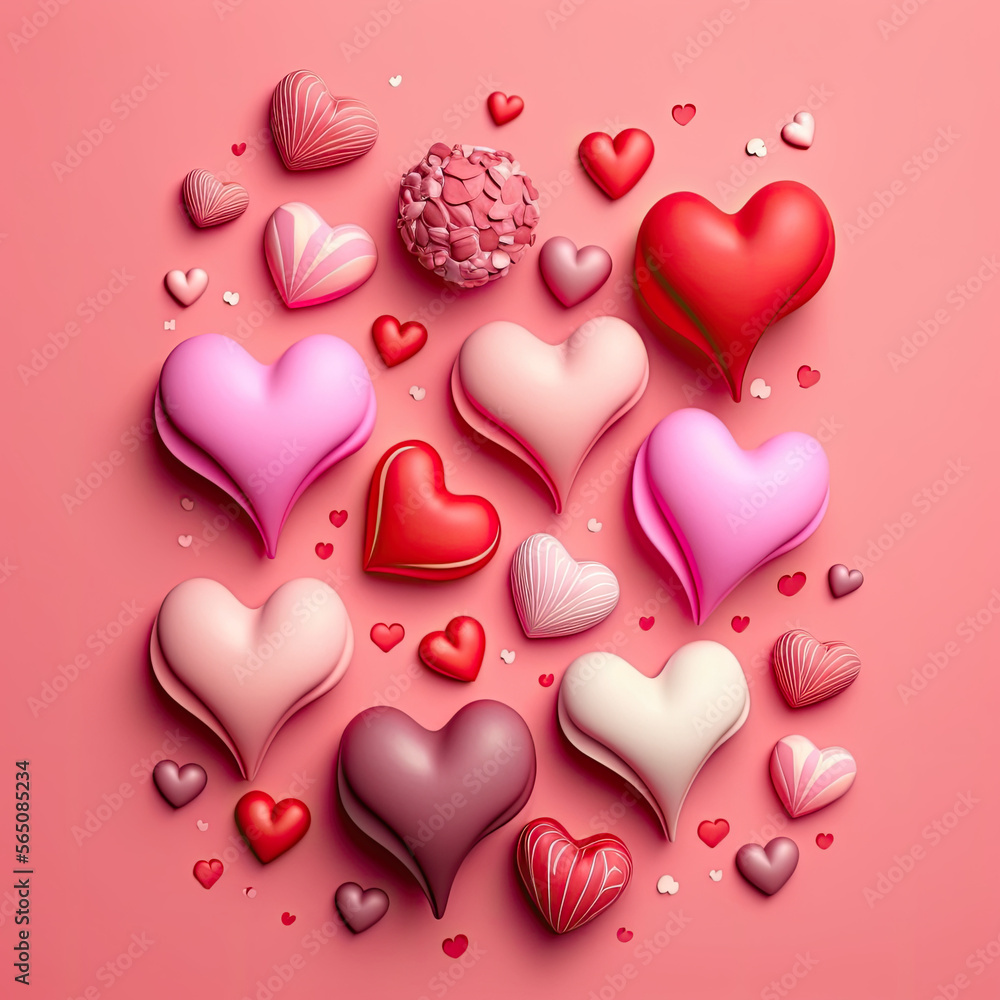 love, valentine, hearts, holiday, pink, heart, pattern, chocolate, shape, seamless, illustration, design, romance, symbol, decoration, romantic, wallpaper, red, art, celebration, wedding, valentines, 