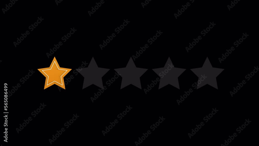 Transparent stars rating animation for e-commerce, website and mobile apps. Transparent stars rating animation for e-commerce, website and mobile apps.