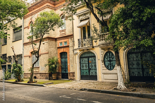 Colonial house in Roma Norte Mexico area, Mexico city photo