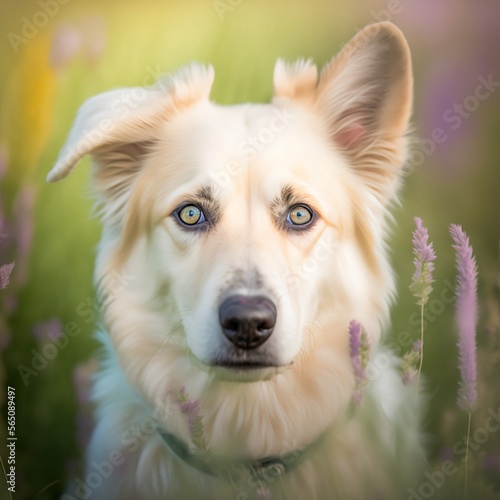 golden retriever dog, High-quality image of a cute and friendly dog captures the essence of man's best friend
