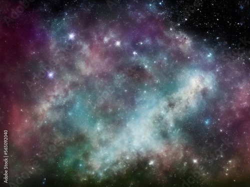 Universe filled with stars © Aleksander