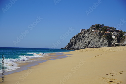 Rock Formations on a secluded Pacific Beach at Lands End Cabo San Lucas Mexico 