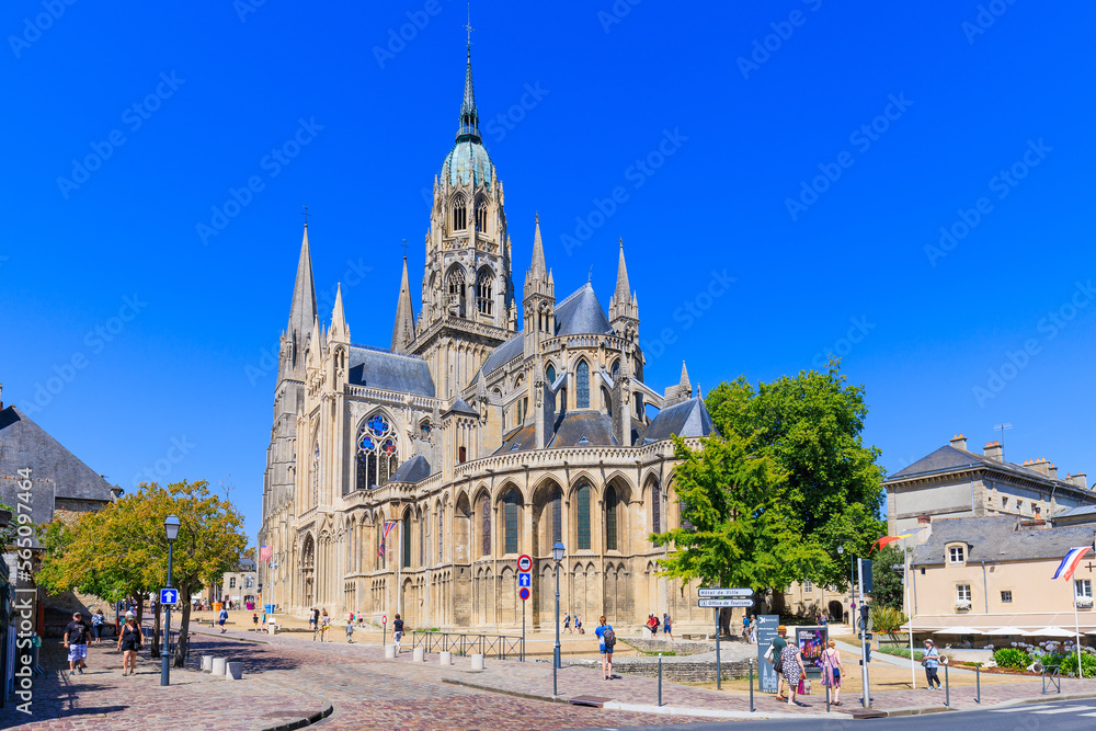 Normandy, France. Cathedral Notre Dame, Bayeux.
