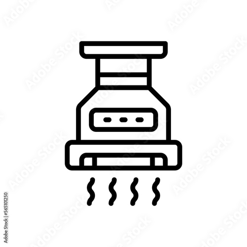 extractor hood icon for your website, mobile, presentation, and logo design.