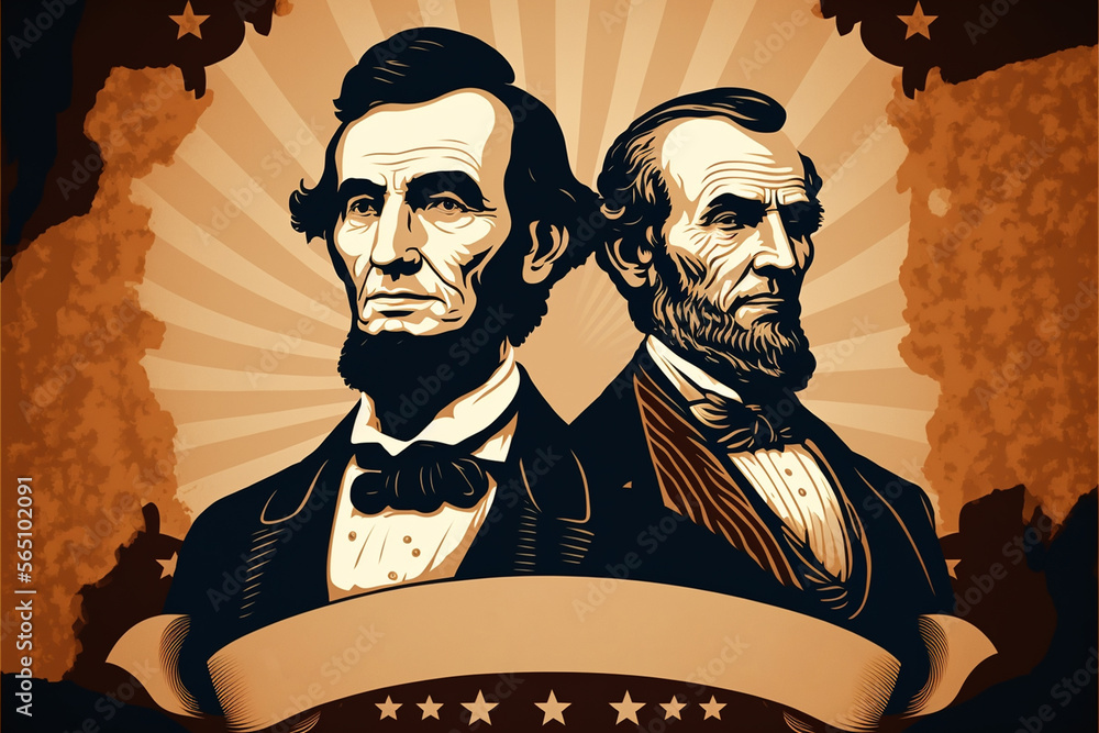 Abraham Lincoln Beard Template
