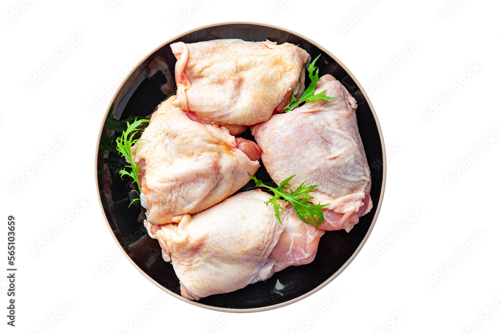 chicken thigh raw chicken legs meat meal food snack on the table copy space food background rustic top view chicken thigh raw chicken legs meat meal food snack on the table copy space food background rustic top view