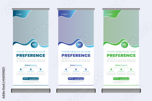 Medical Roll Up Set. Standee Design. Banner Template,Background vector, flyer, presentation,
medical Roll Up. Standee Design. Banner Template. Presentation and Brochure. Vector illustration,
Modern 