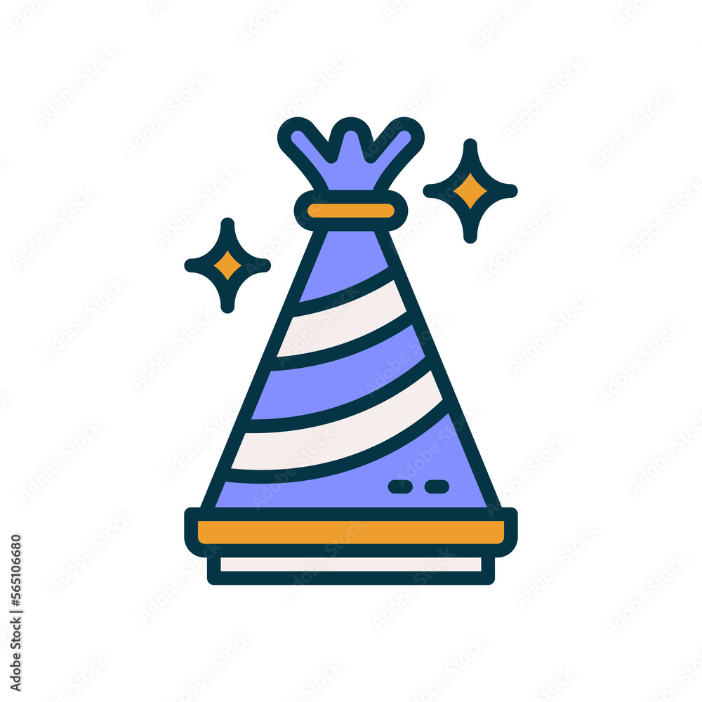 party hat icon for your website, mobile, presentation, and logo design. party hat icon for your website, mobile, presentation, and logo design.