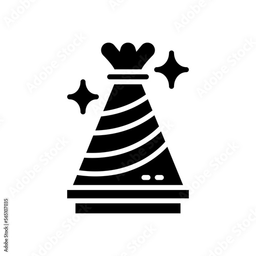 party hat icon for your website, mobile, presentation, and logo design.