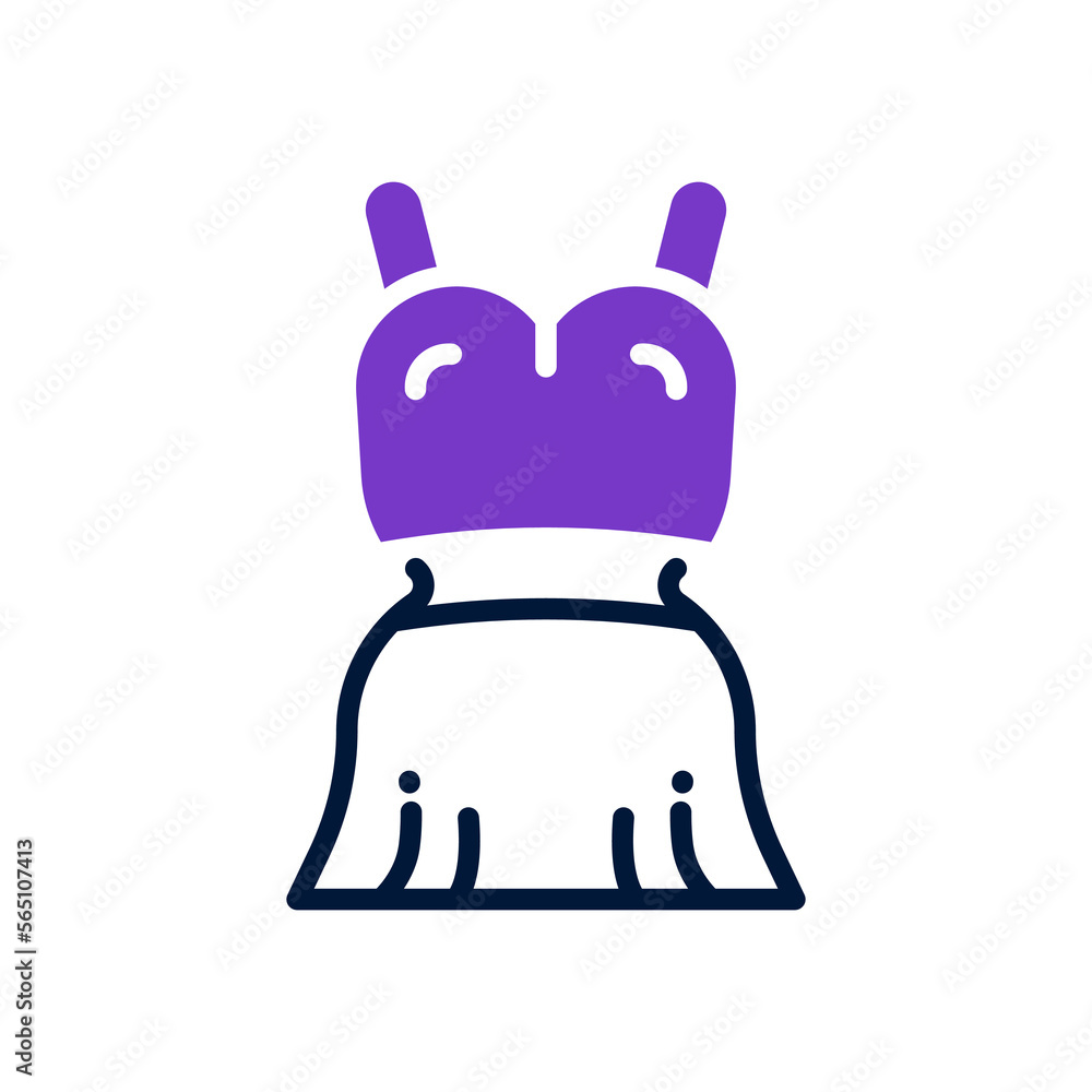 dress icon for your website, mobile, presentation, and logo design.