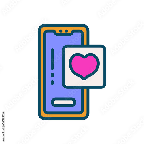 love app icon for your website, mobile, presentation, and logo design.