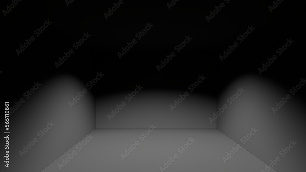 Empty room background wall with focus light Empty room background wall with focus light