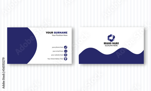 Simple Template Multipurpose business card layout