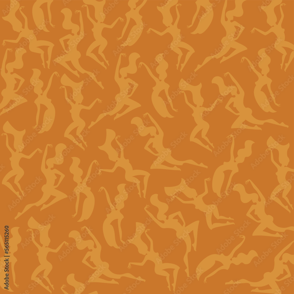 Orange seamless pattern with background Orange seamless pattern with background
