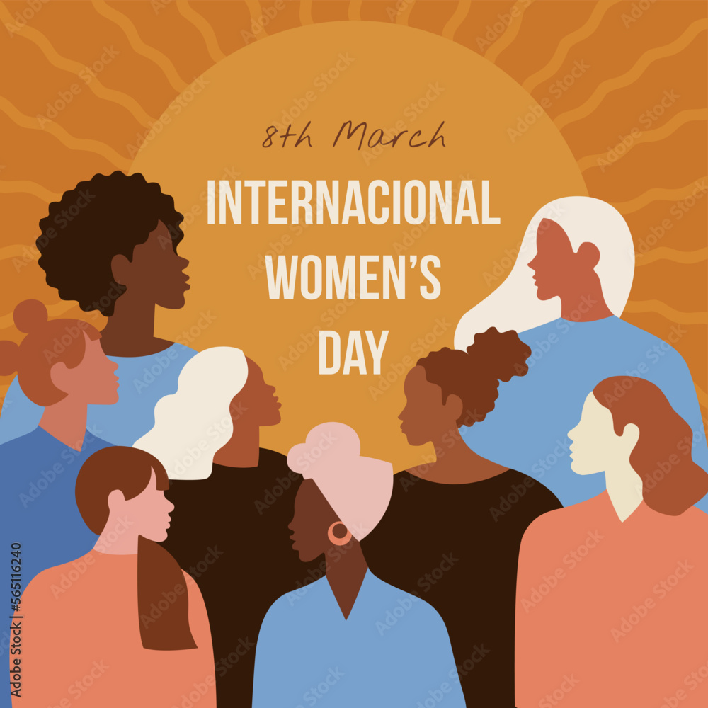 International Women's Day celebration card International Women's Day celebration card