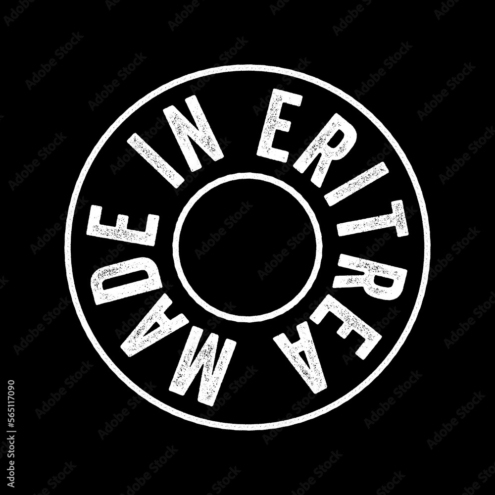 Made in Eritrea text emblem stamp, concept background Made in Eritrea text emblem stamp, concept background