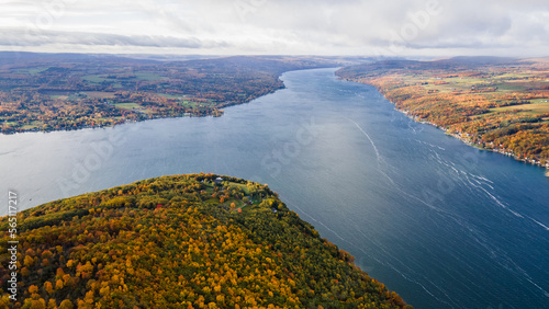 Fall on Keuka Lake New York photo