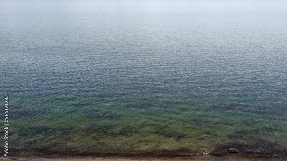 Travemünde - Blick vom Brodtener Ufer auf die Ostsee, Schleswig-Holstein, Deutschland, Europa