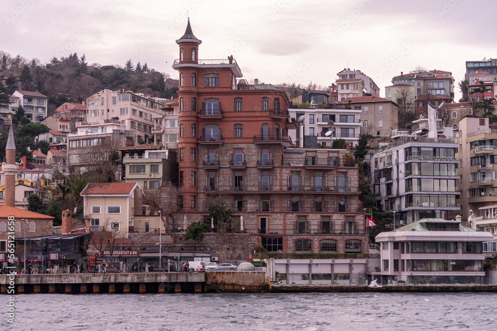 Buildings on the banks of the Bosphorus