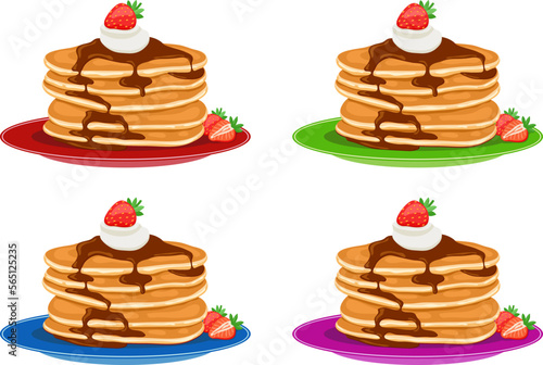 vector pancake stacks