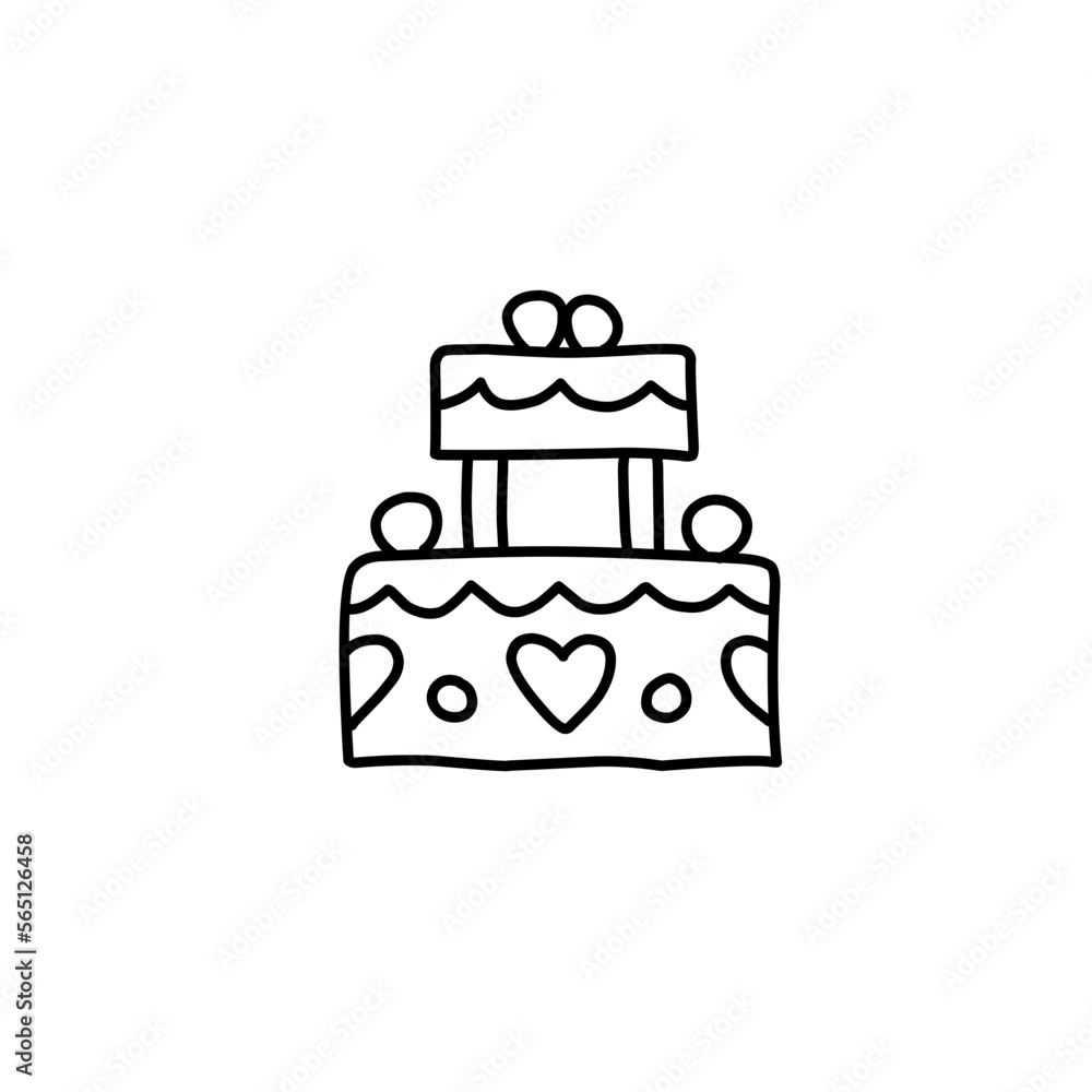 Outline Cake Icon Outline Cake Icon