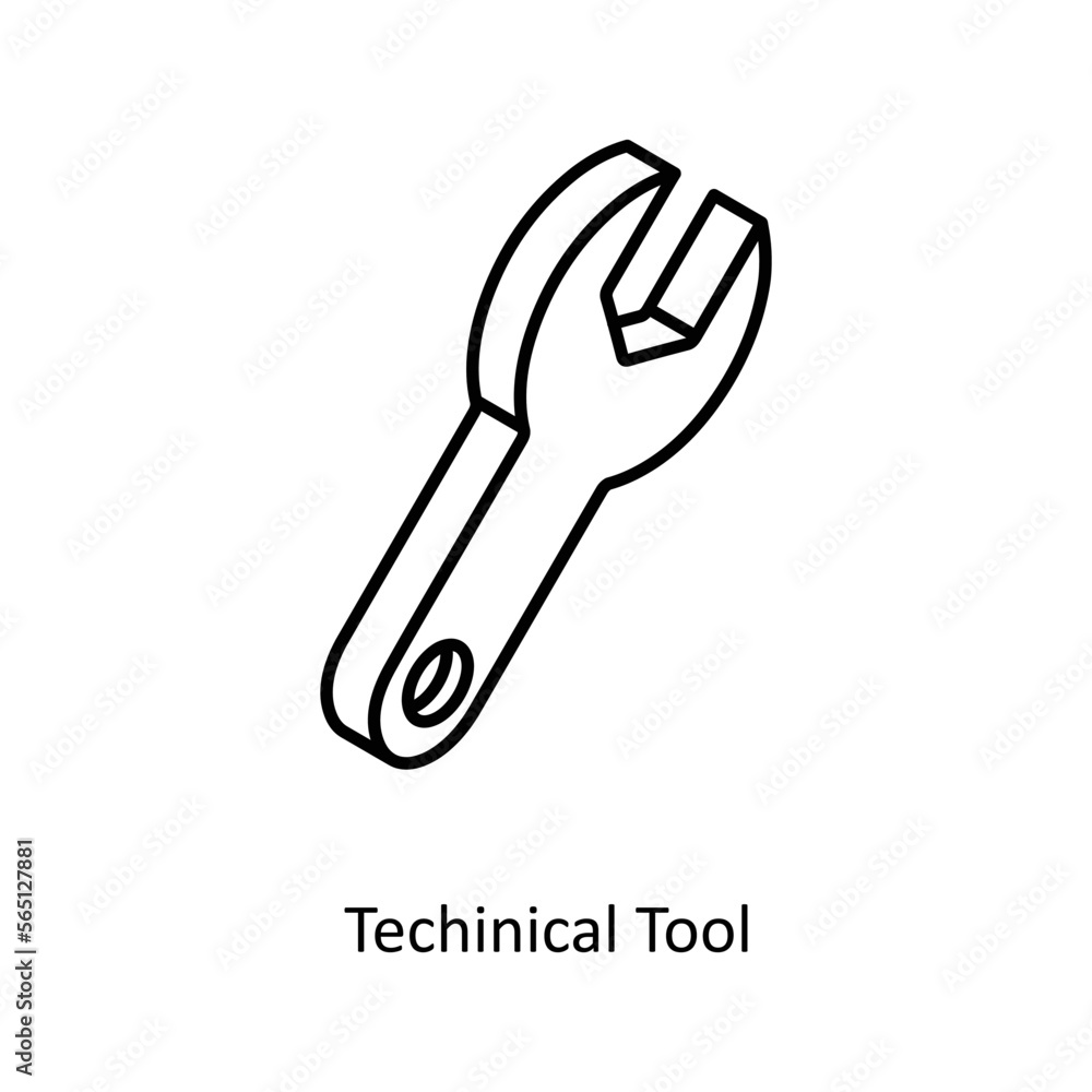 Technical Tool Vector Isometric Outline icon for your digital or print projects. Technical Tool Vector Isometric Outline icon for your digital or print projects.