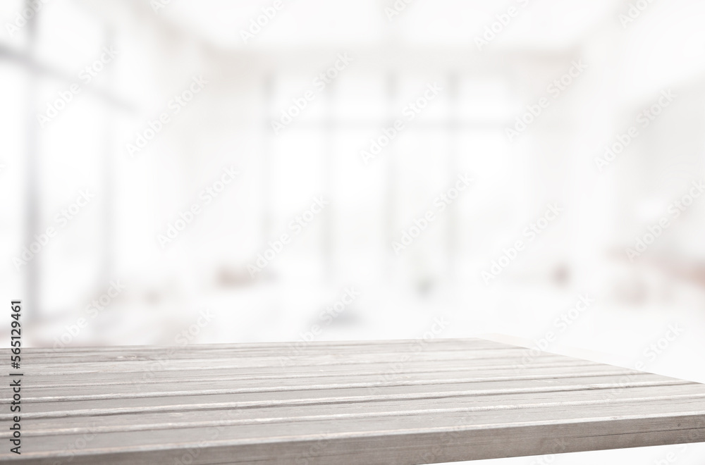 blurred window background with light table blurred window background with light table