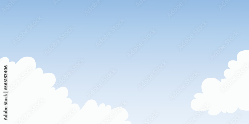 Blue sky background. Empty space with white clouds Blue sky background. Empty space with white clouds