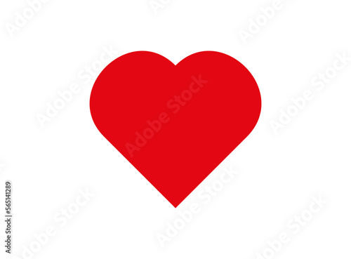 Red simple heart ioslated on white background.Vector design Free Download Red simple heart ioslated on white background.Vector design - GFXLoad