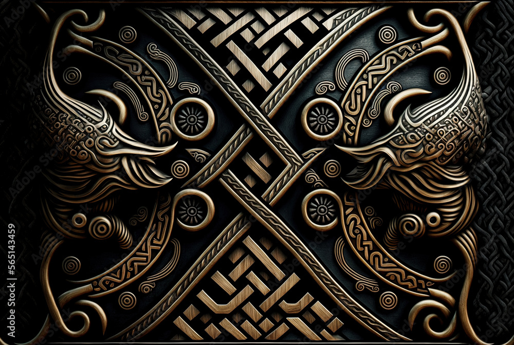 Abstract Viking Pattern