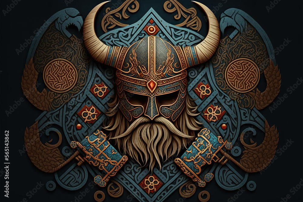 Abstract Viking Pattern Abstract Viking Pattern