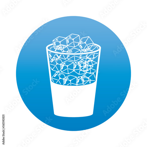 crystal ice cube icon