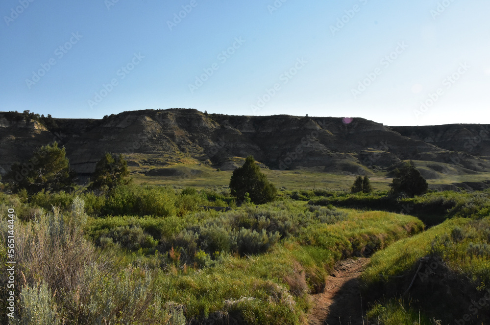 Trodden Hiking Trail and Path in North Dakota