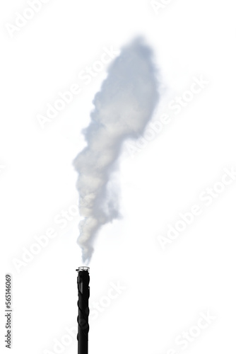 Fotografija White smoke from chimney