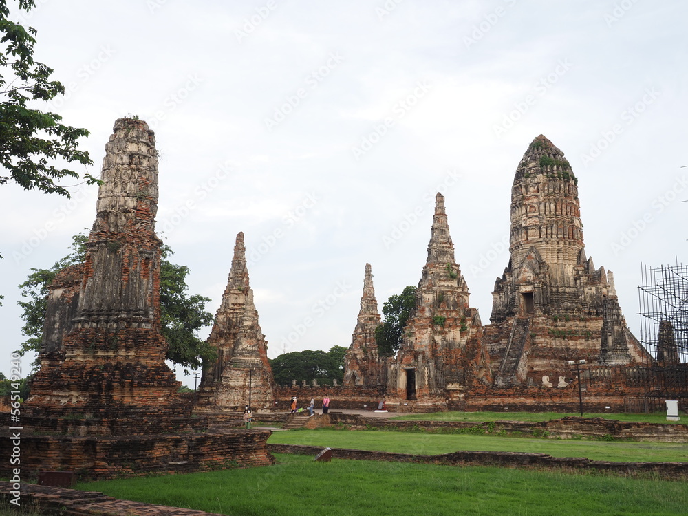 old buildings of ayutthaya