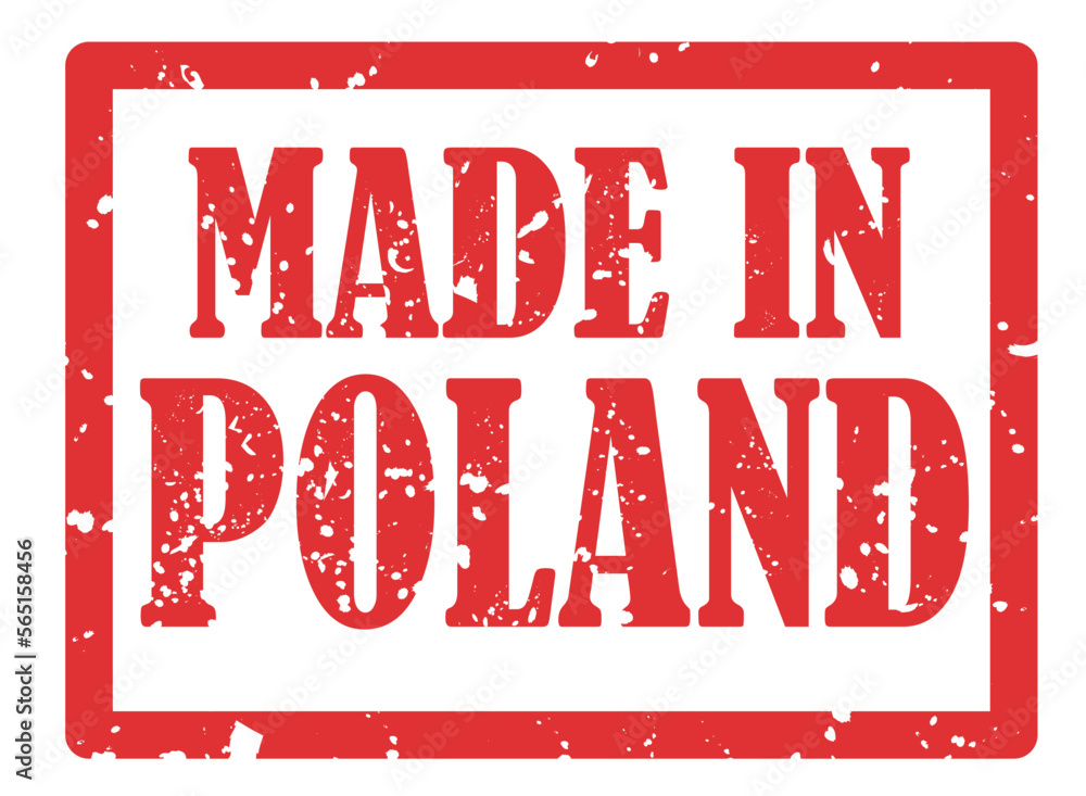 Grunge red stamp Made in Poland. Rubber stamp Made in Poland Grunge red stamp Made in Poland. Rubber stamp Made in Poland