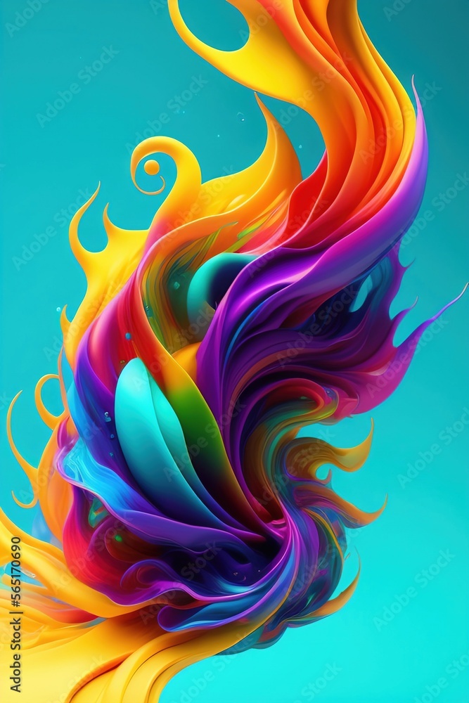 abstract colorful background with waves abstract colorful background with waves