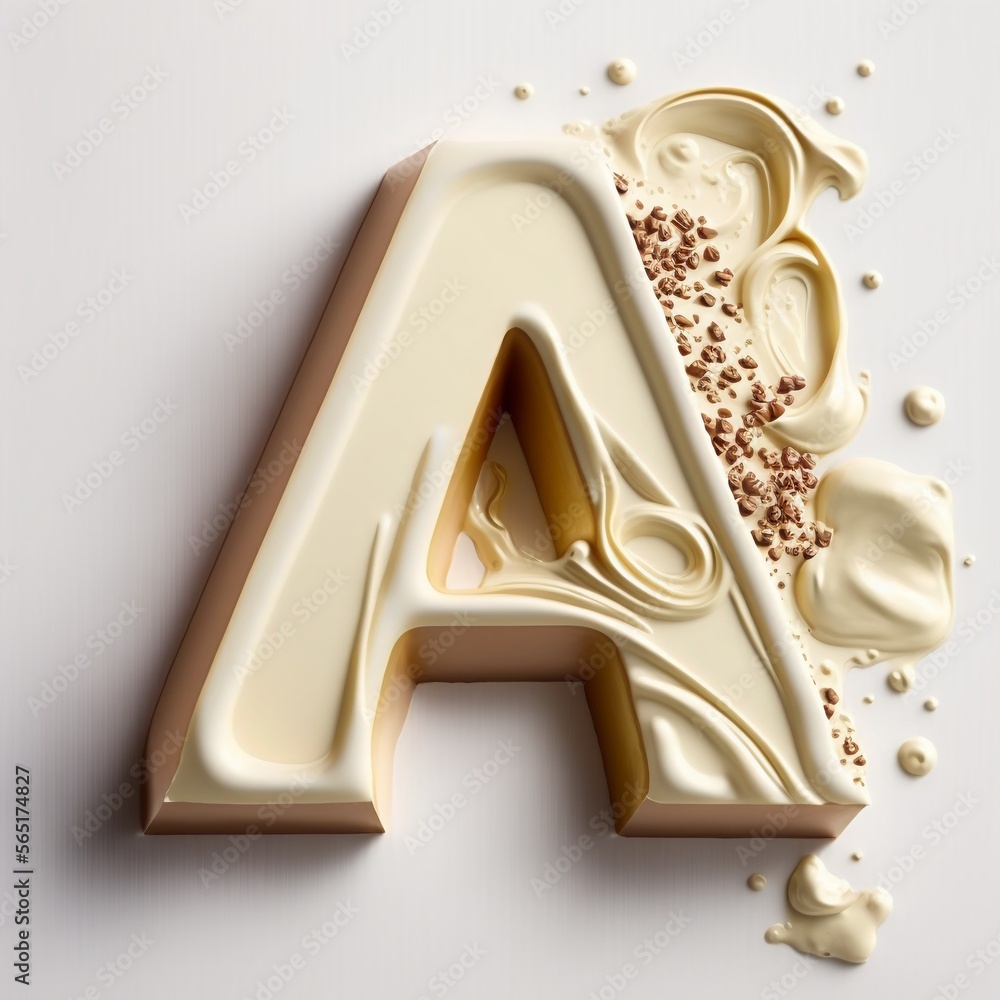 The letter A, alphabet capital letter А - White background , alphabet ...