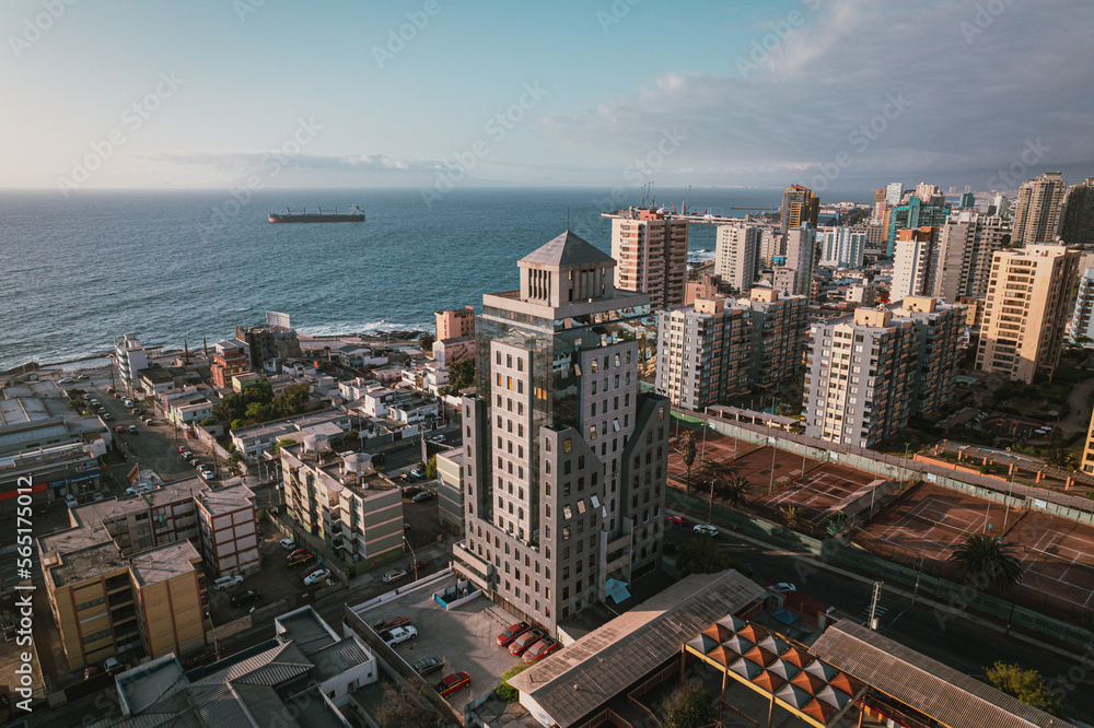 Naklejka premium city skyline